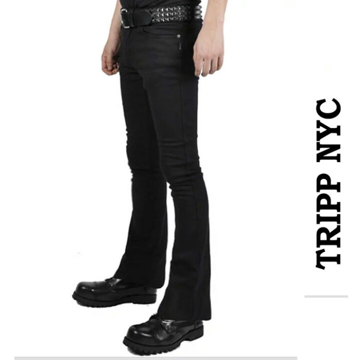 楽天市場】ブーツカット TRIPP NYC ブラックジーンズ トリップ  
