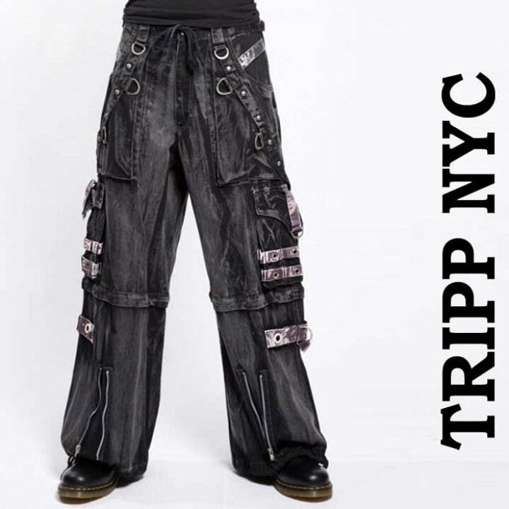 楽天市場】tripp NYC トリップニューヨーク 超ワイド ボンテージパンツ  