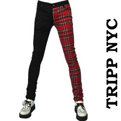 TRIPPNYC(トリップニューヨーク)アシンメトリースキニーパンツ
