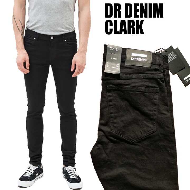楽天市場 スキニー メンズ ジーンズ 黒 メンズ Dr Denim ドクターデニム Clark テーパード スキニージーンズ ブラック 伸縮 ストレッチ 人気 スキニー デニム スリム パンツ ズボン ロック パンク ファッション ロック系 ロカビリー モード系 かっこいい Punk 冬メンズ春