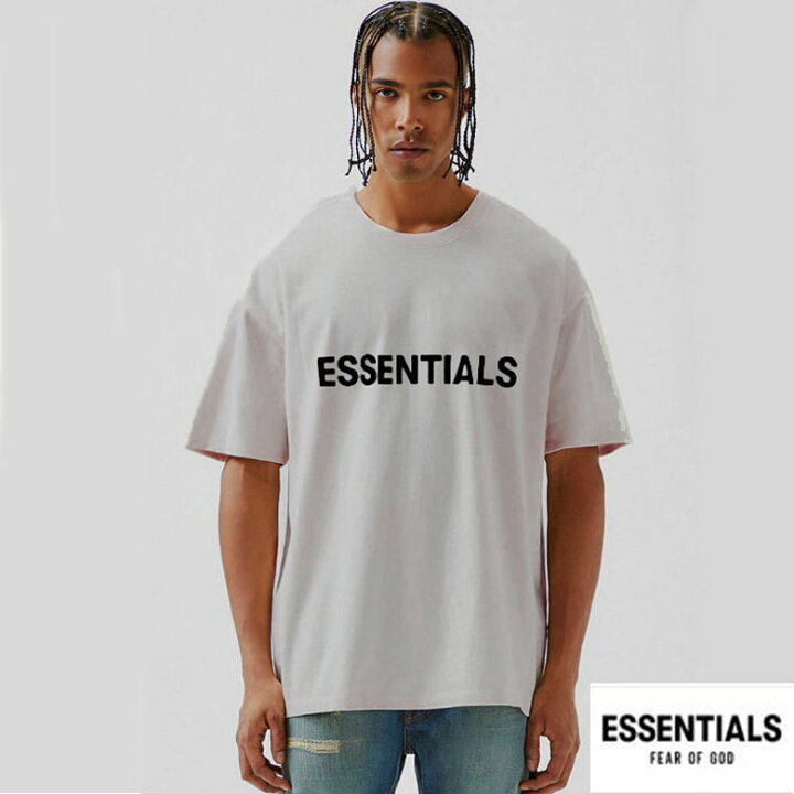 楽天市場 Fear Of God フィアオブゴッド Fog Essentials エフオージー エッセンシャルズ ビックtシャツ ブランド ライト グレー トップス Tシャツ ユニセックス メンズ 人気 半袖 丸首 パンク系 グランジ 無地 ストリートファッション モード系 おしゃれ 夏コーデ