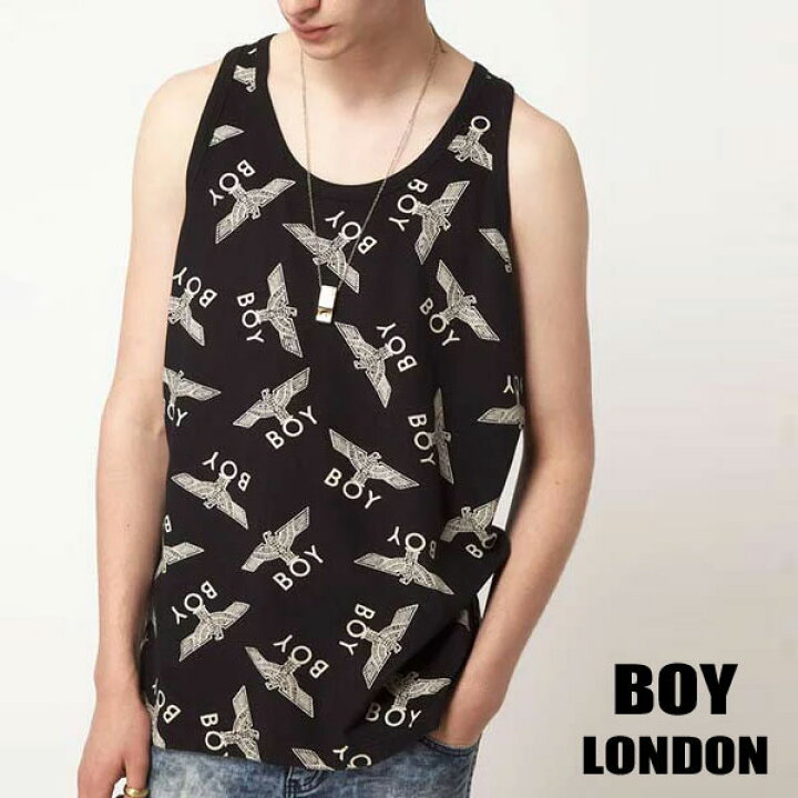 楽天市場】タンクトップ BOYLONDON ボーイロンドン BOYイーグルロゴ総 