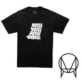 Tシャツ ブラック owsla NOISE ロック パンク tシャツ メンズ レディース ブランド ビッグtシャツ 半袖 黒 丸首 パンク ロックファッション tシャツ ロング丈 long clothing モード系 おしゃれ OWSLA EDM 夏フェス