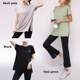 ヨガパンツ 上下セット ヨガウエア スポーウエア ジャージ フレア Tシャツ+ブーツカットパンツ フィットネス ストレッチ トレーニング ウォーキング 涼しい テニス バトミントン ダンス 短め ブーツカット フレア 2カラー ジャージ トラック パンツ スポーツジム