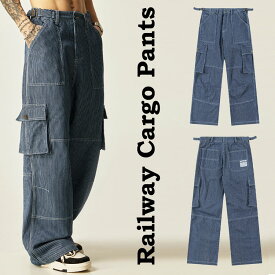 ワイド ストレートパンツ ペインター ジーンズ ヒッコリー デニム ストライプ カーペンター パンツ ヴィンテージ スタイル サスペンダー仕様 ジーンズ アメリカン クラシック ワーク系 アメカジ ストレート メンズ ミドル シニア エージ 大人 中高年