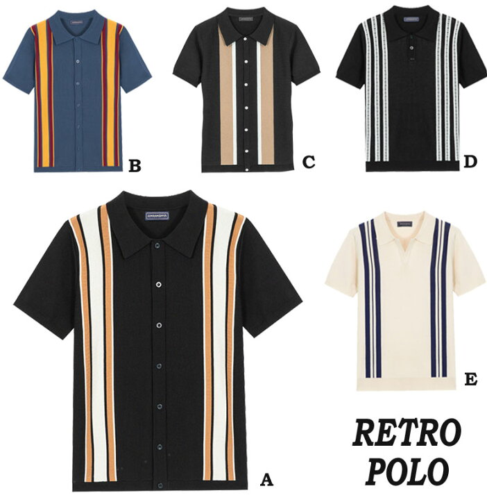 楽天市場】ポロシャツ polo クラシック ロカビリー スタイル 