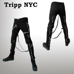 TRIPPNYC(トリップニューヨーク)ZIPボンテージパンツ