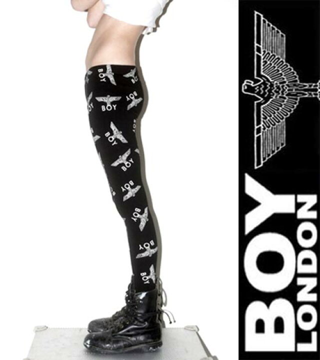 楽天市場】BOYLONDONボーイロンドン正規品 BOY柄ロゴプリント レギンス 