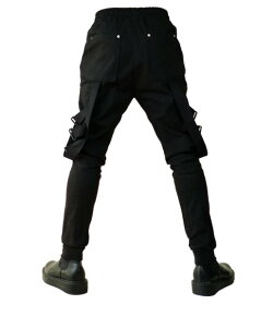 ボンテージストラップ付きジョガーパンツ