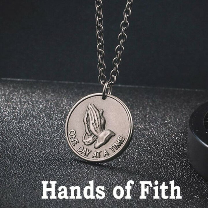 楽天市場 Faith 祈りの手 コイン ネックレス シンプル メンズ レディース ユニセックス ペンダント ステンレス ストリート スケーター モード ファッション ロック パンク アクセサリー おしゃれ かっこいい プレゼント 誕生日 ストリート ロックファッションwad