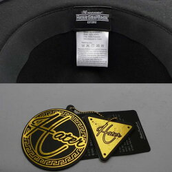 HATERSNAPBACK(ヘイタースナップバック)フェルトポークパイハットカンカン帽メタルプレートブリティッシュロックファッションストリート