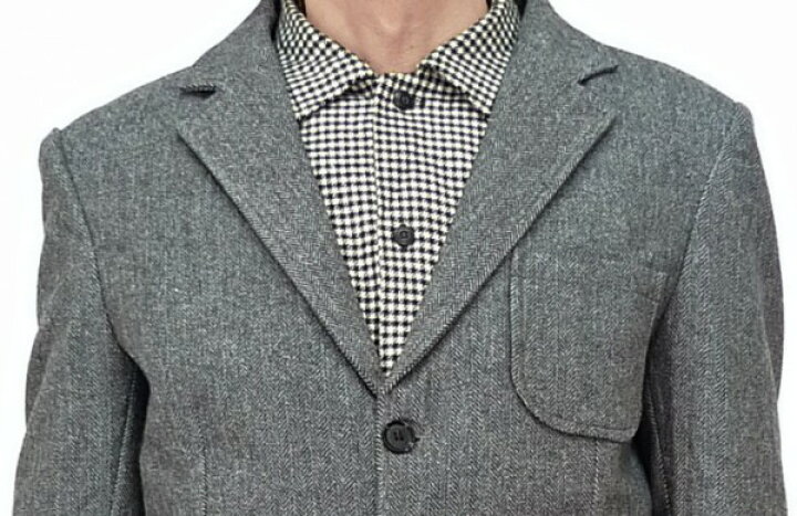 楽天市場 ヘリンボーン ジャケット ブレザー ツイード ジャケット メンズ 3つボタン テーラード テーラードジャケット アメリカンクラシック クラシック レトロ ロカビリー カントリージャケット ｕｋ アメカジ サロン系 キレカジ系 ワーク系メンズモノ ストリート