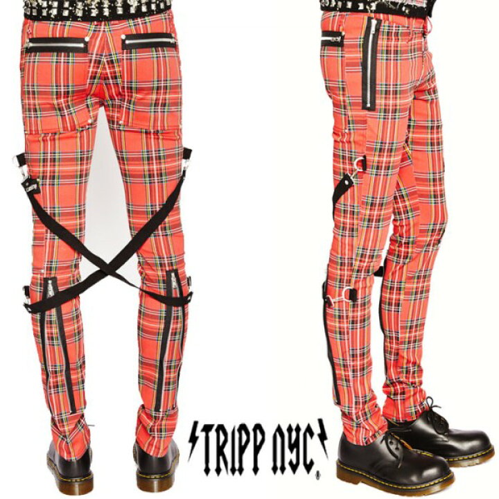 楽天市場】ボンテージパンツ TRIPP NYC(トリップニューヨーク)レッド 