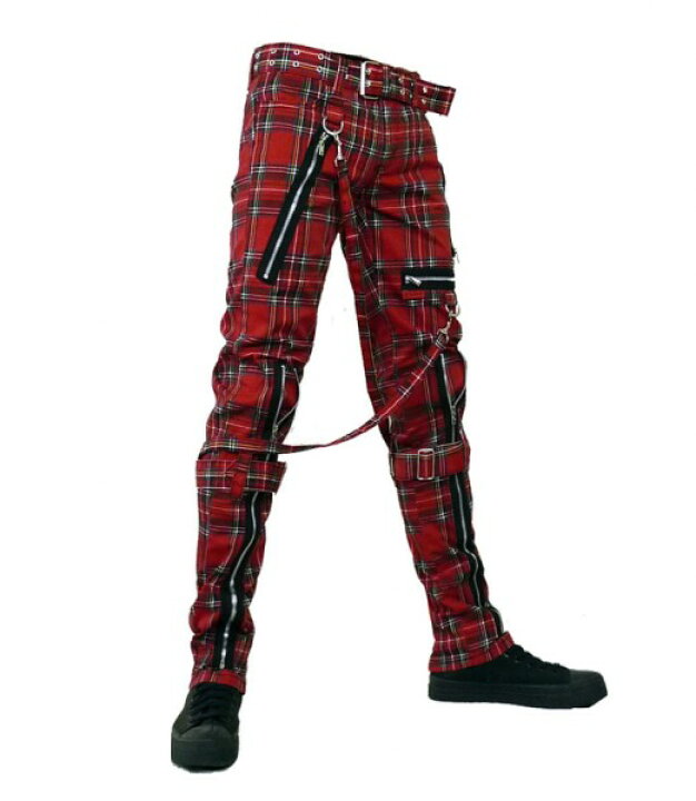 楽天市場】ボンテージパンツ レッドチェック TRIPP NYC(トリップ 