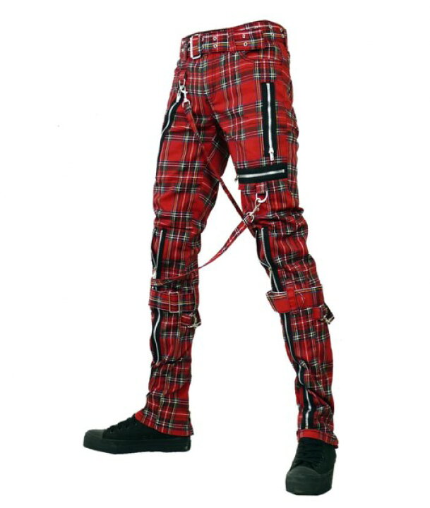 楽天市場】ボンテージパンツ レッドチェック TRIPP NYC(トリップ  