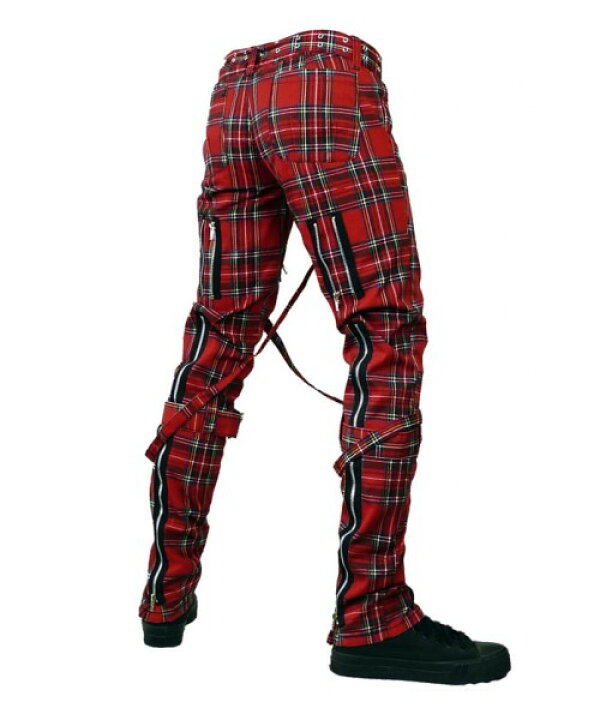楽天市場】ボンテージパンツ レッドチェック TRIPP NYC(トリップ 