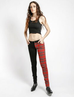 TRIPPNYC(トリップニューヨーク)アシンメトリー,スキニー,パンツ、アシンメトリーがインパクト大!スキニージーンズ,punk(パンク),rock(ロック),ロックファッション,パンクファッション