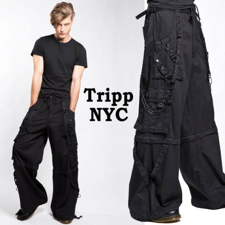 楽天市場】ボンテージパンツ ワイドパンツtripp nyc(トリップ  