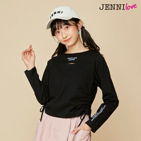 【TIME SALE / 35％OFF】前あきレイヤード風ロンT 02241207 jennilove ジェニィラブ jenni ジェニィ キッズ ジュニア 女の子 子供服 通学 トップス 長袖 レッスン おでかけ 130cm 140cm 150cm 160cm あす楽対応