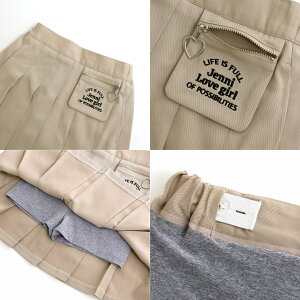 【NEW】【即納/送料無料】前ポケット付きプリーツスカパン02242310jennijenniloveジェニィジェニィラブ子供服女の子キッズジュニアボトムスショートパンツスカート通学レッスンおでかけ130cm140cm150cm160cmあす楽対応