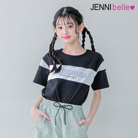 【TIME SALE / 12％OFF】【WEB限定】メッシュレイヤードTシャツ 02342206 jennibelle ジェニィベル jenni ジェニィ 子供服 女の子 キッズ ジュニア トップス 半袖 通学 レッスン おでかけ 120cm 130cm 140cm 150cm あす楽対応