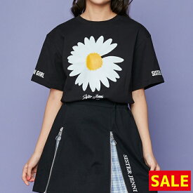 【期間限定 / 50％OFF】フラワーフォトBIGTシャツ SISTER JENNI シスタージェニィ jenni ジェニィ 子供服 女の子 キッズ ジュニア トップス 半袖 通学 レッスン おでかけ 130cm 140cm 150cm 160cm あす楽対応 セール