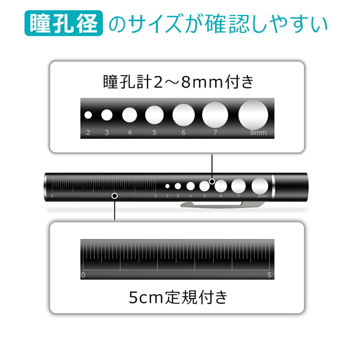 楽天市場】【楽天1位☆2色切替☆収納ケース付】 ペンライト 医療 led 