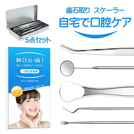 ★時間限定、特売SALE中！★ 「正規医療認証品」スケーラー 歯石取り 歯石 スケーラー 歯石除去 デンタルケア 歯垢除去 鏡 歯 スケーラー ヤニ取り 歯周病予防 口臭予防 歯科 むし歯垢 虫歯 口腔洗浄器 両頭スケーラー 歯鏡 オーラルケア 舌クリーナー 収納ケース