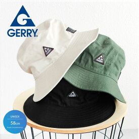 【4日20:00~MAX90%OFF】 gerry ハット メンズ 帽子 レディース 春 夏 サファリハット メンズ つば広 バケットハット レディース おしゃれ 折りたためる バケハ ジェリー メンズハット レディースハット 黒 ブラック カーキ ベージュ 90ger-196