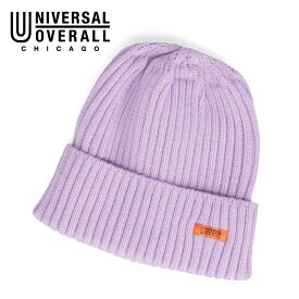 ユニバーサルオーバーオール ニット帽 メンズ レディース ワッチキャップ ビーニー リブ 帽子 秋 冬 ハット ロゴ uv 日除け アウトドア 釣り キャンプ レジャー フェス 登山 アメカジ ワッチ帽 黒 ブラック グレー ネイビー ベージュ UNIVERSAL OVERALL UO dw1725