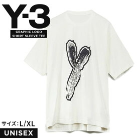 ワイスリー y-3 tシャツ メンズ GRAPHIC LOGO SHORT SLEEVE TEE HY1272 半袖 ティーシャツ カットソー クルーネック ロゴ ワンポイント ストリート カジュアル スポーツ カジュアル 春 夏 秋 白 ホワイト ロゴシャツ ヨウジヤマモト Y-3 アディダス adidas