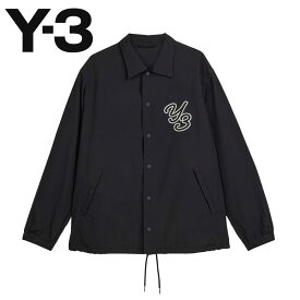 ワイスリー y-3 ジャケット メンズ COACH JACKET IQ2137 アウター ゆったり ゆとり ナイロン 春 秋 冬 タウン カジュアル スポーツ ストリート 上着 黒 ブラック コーチジャケット ヨウジヤマモト Y-3 アディダス adidas