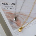 Nei/nor ネックレス 首飾り お肌に優しい つけっぱなしok サージカルステンレス 316L ジェンダーレス ファッション アクセサリー 錆に強い 変色しにくい スキンジュエリー 贈り物 プレゼント ゴールド シルバー ネイナー NnNE-0013