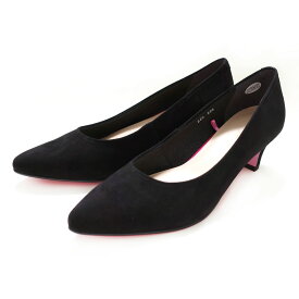 【特別価格】【返品交換無料】パンプス 歩きやすい 快適 ポインテッドトゥ 日本製 本革 5センチヒール 痛くない レディース ピンクソール 美脚 ブラック グレー 22.0 24.5 天然皮革 シンプル オフィス 小さいサイズ 黒