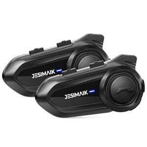 �y������s���E�zJESIMAIK �o�C�N �C���J�� �ő�6�l�ڑ��\ �ʐM����1500m �ʐM�������A Bluetooth5.1 ���X�����X�s�[�J�[ Hi-Fi������ �m�C�Y�L�����Z �ʐM�@�� Siri�Ή� ���{�ꉹ���ē� R18Lite