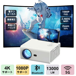 vWFN^[ ^ y RpNg ƒp z[VA^[ 13000LM Px tHD 1080P 4KΉ Bluetooth X}zڑ HIFIXs[J[ V݂ oCvWFN^[ p\Rڑ  30
