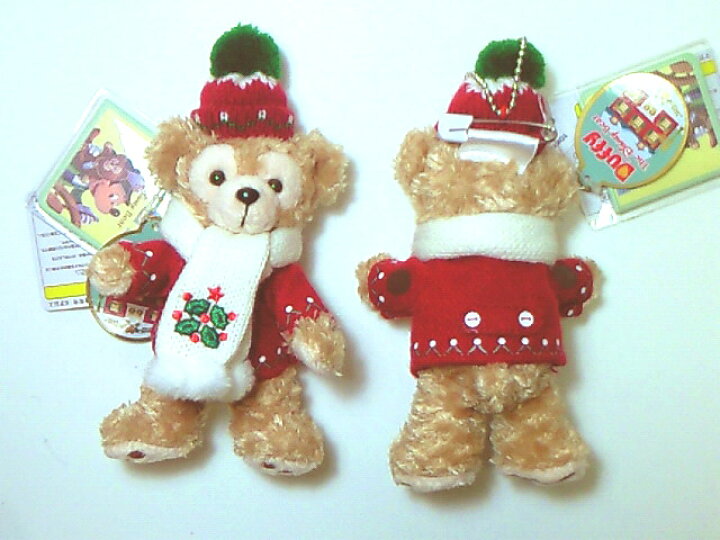 楽天市場 希少 クリスマス ウィンターコスチューム Duffy ダッフィー ２０１２ 激レアぬいぐるみストラップ バッヂ ふっくら可愛いお顔厳選 タグ ストーリーブック ディズニーリゾートお土産袋付き ｊｅｓｕｓ ｙｕｍｍｙ