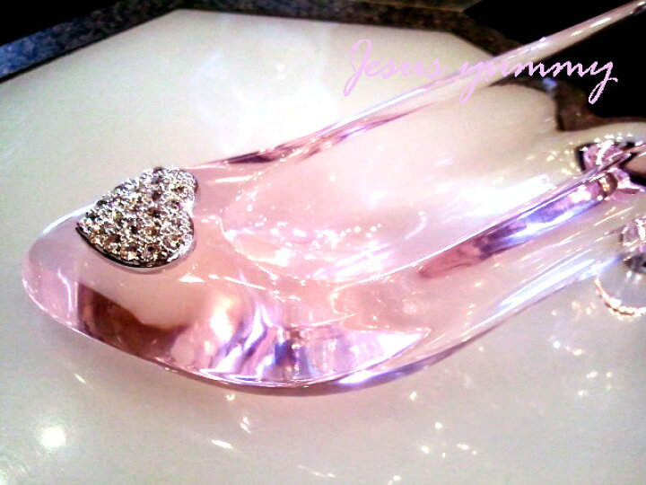 楽天市場 シンデレラ ガラスの靴 ハート ピンク クリヤー ストーン ｌサイズ スワロフスキー シンデレラ城 東京ディズニーリゾート お土産 Disney ｊｅｓｕｓ ｙｕｍｍｙ