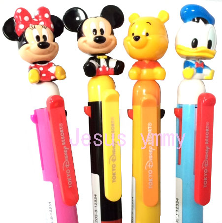 多機能ペン　ボールペン３色＆シャープペン　ペンシル　ミッキー　ミニー　ドナルド　プーさん　東京ディズニーリゾート限定 　【ネコポス対応】  【DISNEY】 | ＪＥＳＵＳ　ＹＵＭＭＹ