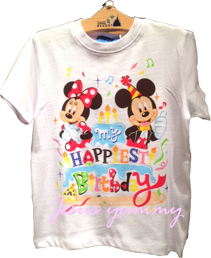 楽天市場 ｔシャツ バースデイ Tシャツ バースデー 誕生日 Birthday ミッキー ミニー 東京ディズニーリゾート限定 17 Disney ｊｅｓｕｓ ｙｕｍｍｙ