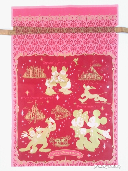 楽天市場 ディズニー ラッピング プレゼント用 袋 Mサイズ ピンク ギフト用に ミッキー ミニー ドナルド デイジー 東京ディズニーリゾート限定 ネコポス対応 ｊｅｓｕｓ ｙｕｍｍｙ