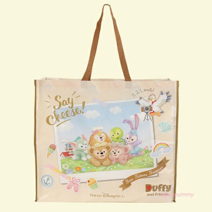 楽天市場 ショッピングバッグ バッグ エコバッグ ダッフィー フレンズのsay Cheese 東京ディズニーシー 限定 お土産 Disney jesus yummy 楽天市場 ショッピングバッグ バッグ エコバッグ ダッフィー フレンズのsay Cheese 東京ディズニーシー 限定 お土産 Disney jesus yummy