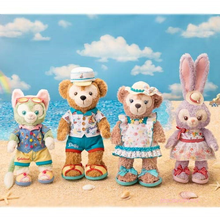 ダッフィー シェリーメイ 夏服 ぬいぐるみ （No．21233ダッフィー 