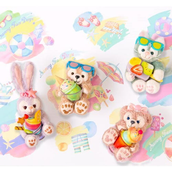 楽天市場 ダッフィーのサニーファン ダッフィー ぬいぐるみストラップ 19 カラフルなスウィーツ モチーフ サマー アイス Duffy Friends 東京ディズニーシー限定 ディズニーリゾート Disney ｊｅｓｕｓ ｙｕｍｍｙ