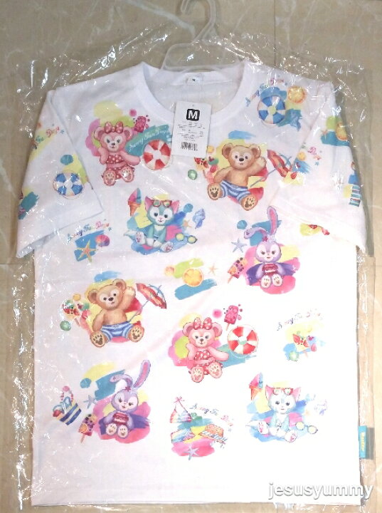 楽天市場 ダッフィーのサニーファン Tシャツ ユニセックス S M L Ll 白 19 サマー Duffy Friends 東京ディズニーシー限定 ディズニーリゾート Disney ｊｅｓｕｓ ｙｕｍｍｙ
