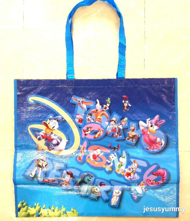 楽天市場 ミッキーとディズニーの仲間たち ショッピングバッグ エコバッグ ブルー ｌｻｲｽﾞ ミッキー フレンズ 東京ディズニーリゾート 限定 お土産 Disney ｊｅｓｕｓ ｙｕｍｍｙ