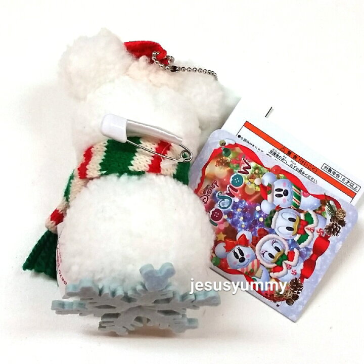 楽天市場 ミッキー ぬいぐるみバッジ クリスマス 19 スノースノー 東京ディズニーリゾート 限定 お土産 Disney ｊｅｓｕｓ ｙｕｍｍｙ