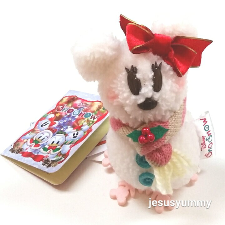 楽天市場 ミニー ぬいぐるみバッジ クリスマス 19 スノースノー 東京ディズニーリゾート 限定 お土産 Disney ｊｅｓｕｓ ｙｕｍｍｙ
