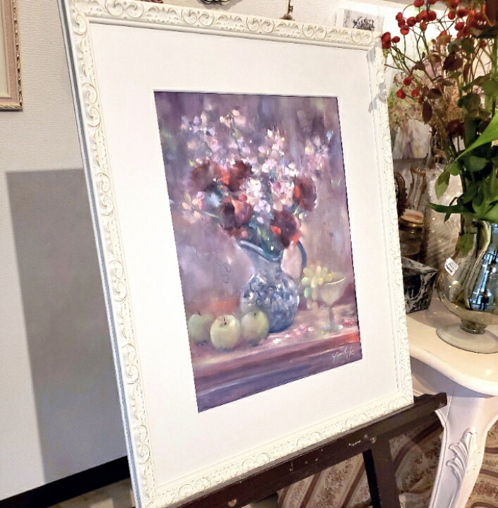 楽天市場】絵画 原画 「未来への贈り物」 水彩/パステル F6 