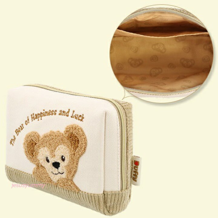 楽天市場 ダッフィー ポーチ コーデュロイ サガラ刺繍 東京ディズニーシー シーズン限定 お土産 Disney ｊｅｓｕｓ ｙｕｍｍｙ